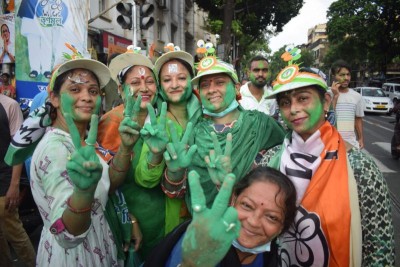TMC sweeps all four Bengal bypolls by record margins, BJP cries foul