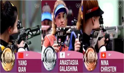 Chinese shooter Yang Qian wins first gold of Tokyo 2020 in women's 10m air rifle event