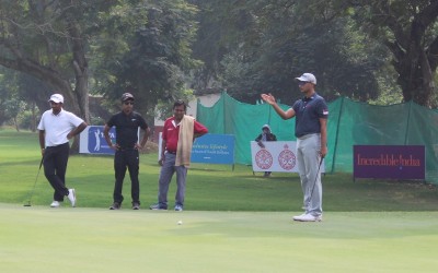 Round 2 RCGC Open Golf Championship: Kshitij Naveed Kaul climbs to top with 65