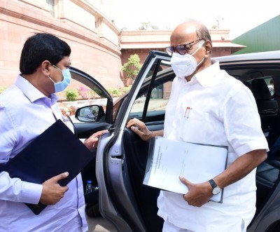 Sharad Pawar in Parliament