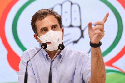 Rahul Gandhi takes jibe at Centre over farmers’ protest
