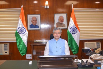 Ashwini Vaishnaw takes charge of Railway Ministry