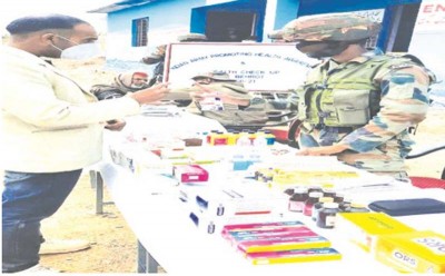 Jammu and Kashmir: Medical check up camp for children in Mendhar village
