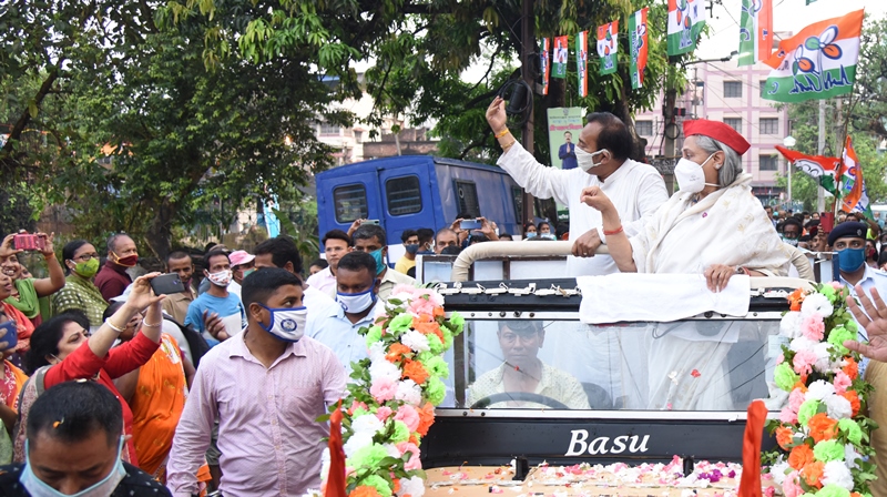 Bengal: Jaya Bachchan campaigns for TMC in Kolkata