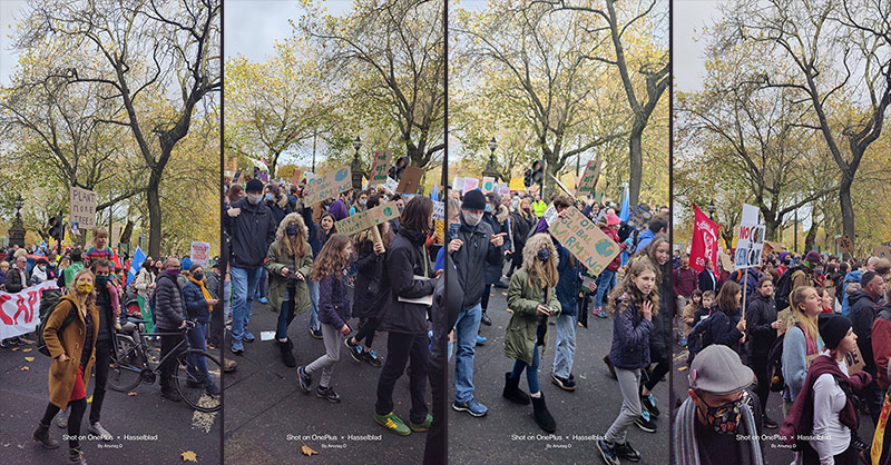 Climate activists protest in Glasgow during COP26