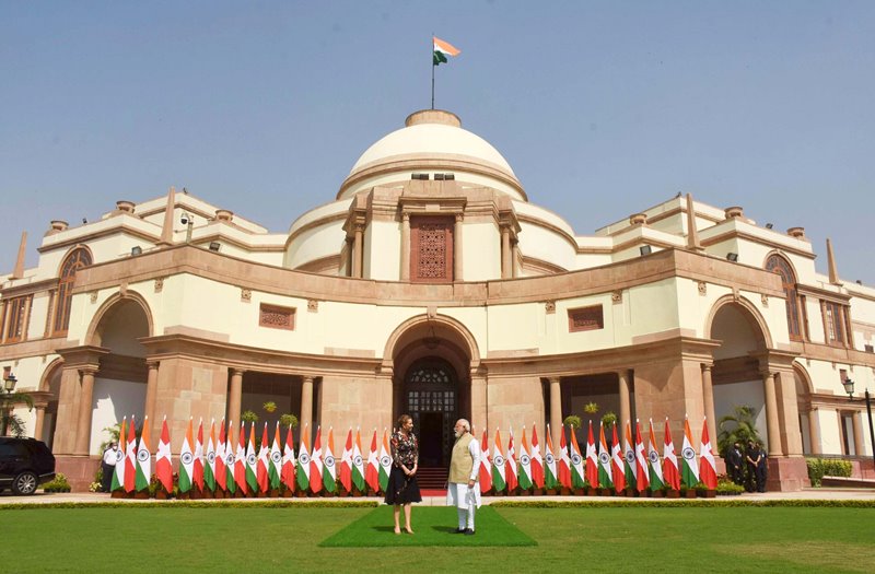 Denmark Prime Minister Matte Frederiksen meets Narendra Modi