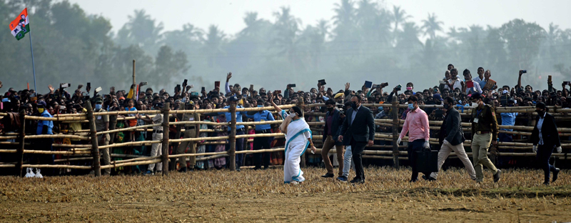 In Images: Mamata Banerjee in Nandigram
