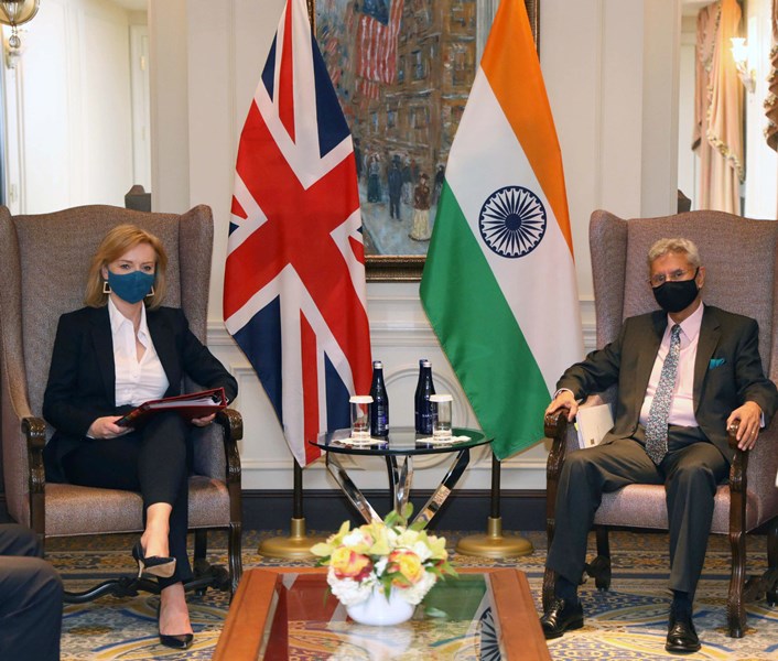 S Jaishankar meets UK Foreign Secretary Liz Truss in New York