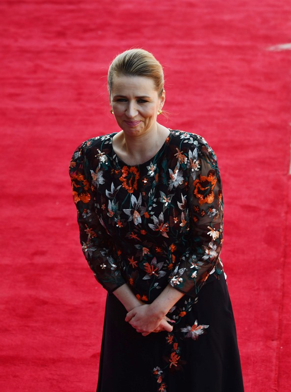 Modi receives Denmark PM at Rashtrapati Bhavan