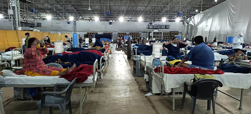 Morning Yoga for Covid patients in Delhi