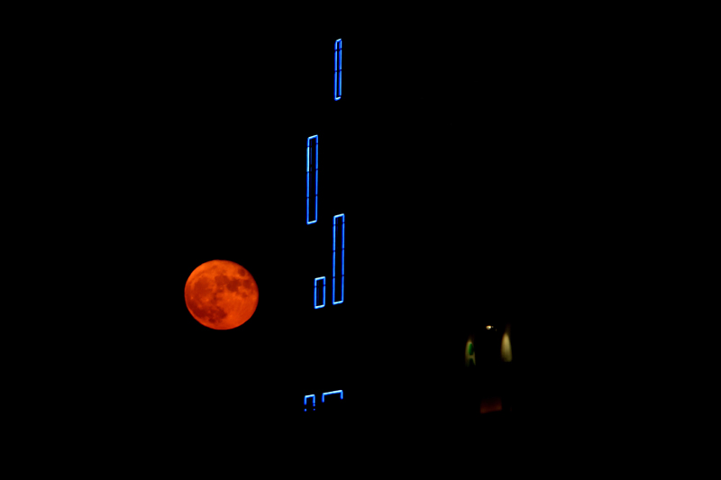 Full moon caught on camera in Amman