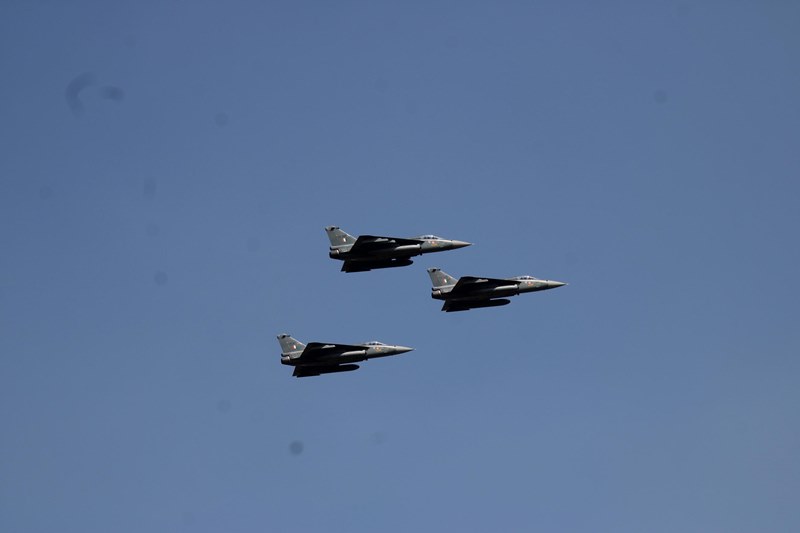 Tegas display during the rehearsls ahead of AERO INDIA