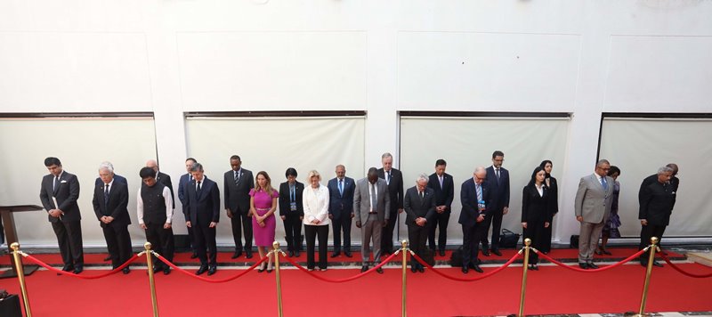 UNSC delegates at informal briefing