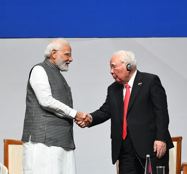 PM Modi lays foundation stone of a plant in Gujarat