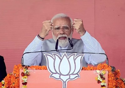 PM Modi addresses assembly poll rally in UP's Deoria