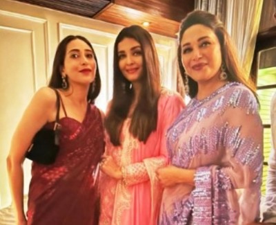 Manish Malhotra's Diwali bash sees the reunion of Aishwarya, Madhuri and Karisma, pic goes viral