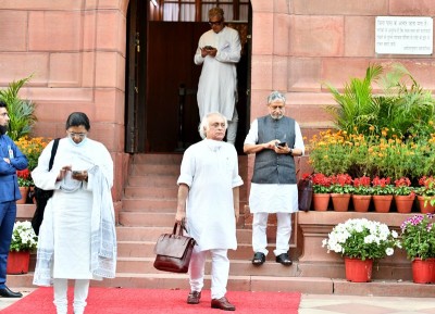 BJP, Congress, TMC MPs in Parliament