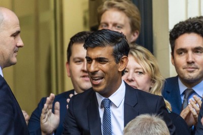 Rishi Sunak after winning UK PM race