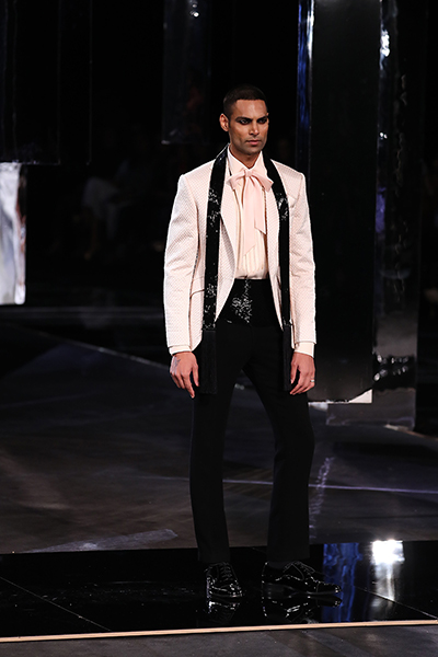 Shahab Durazi presents his black and white collection at the Lakme Fashion Week 2022