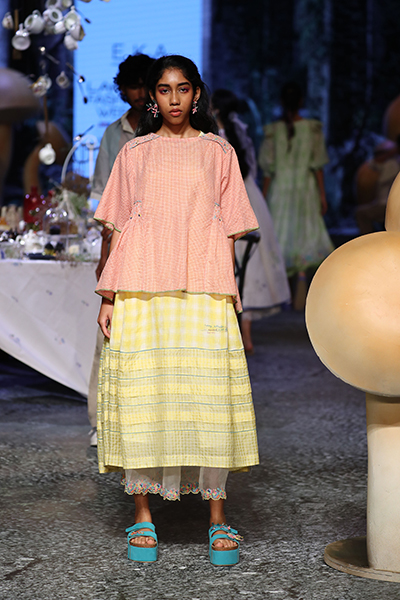 Eka showcases the spring summer collection at the Lakme Fashion Week 2022