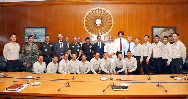 Rajnath Singh addresses Tiranga Mountain Rescue team