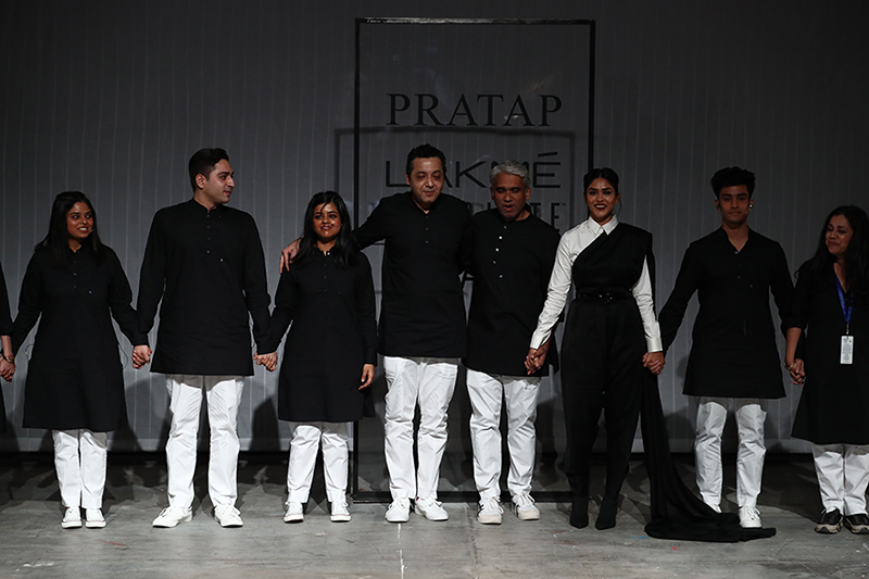 Designer Rajesh Pratap Singh displays his collection at LFW