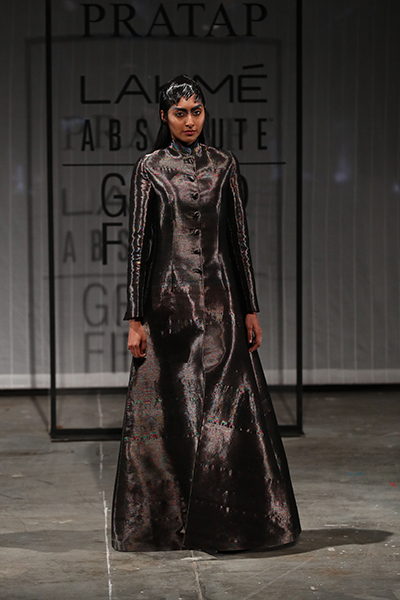 Designer Rajesh Pratap Singh displays his collection at LFW