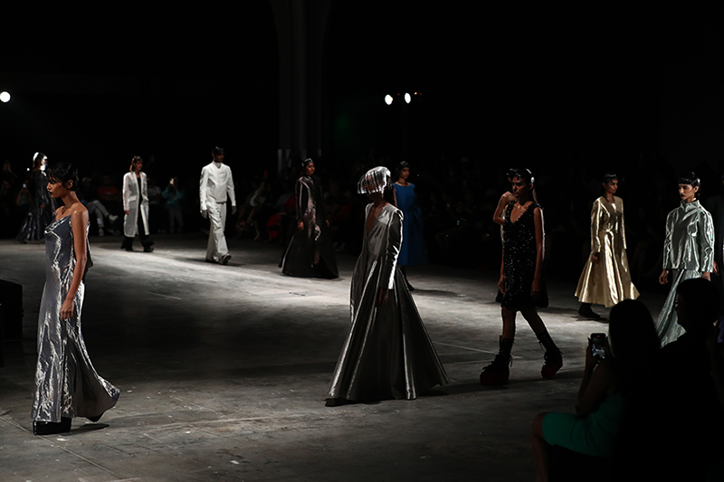 Designer Rajesh Pratap Singh displays his collection at LFW