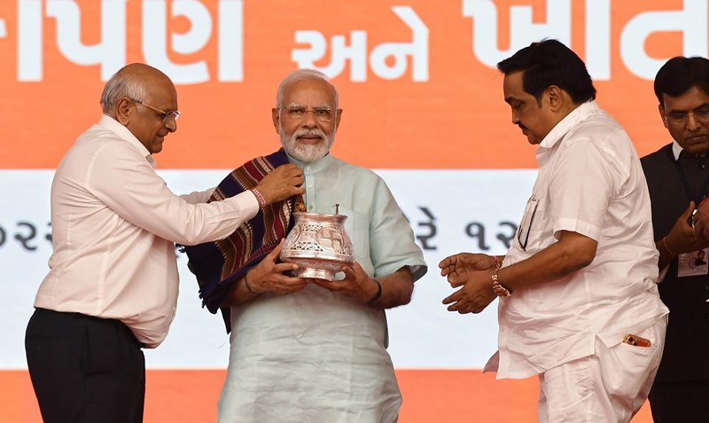 PM Modi addresses inauguration ceremony at Gujarat's Bhavnagar