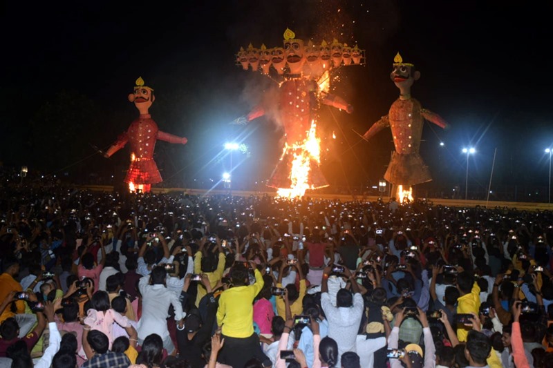 India celebrates Dussehra with Ravan Dahan and Ram Leela