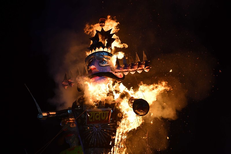 India celebrates Dussehra with Ravan Dahan and Ram Leela