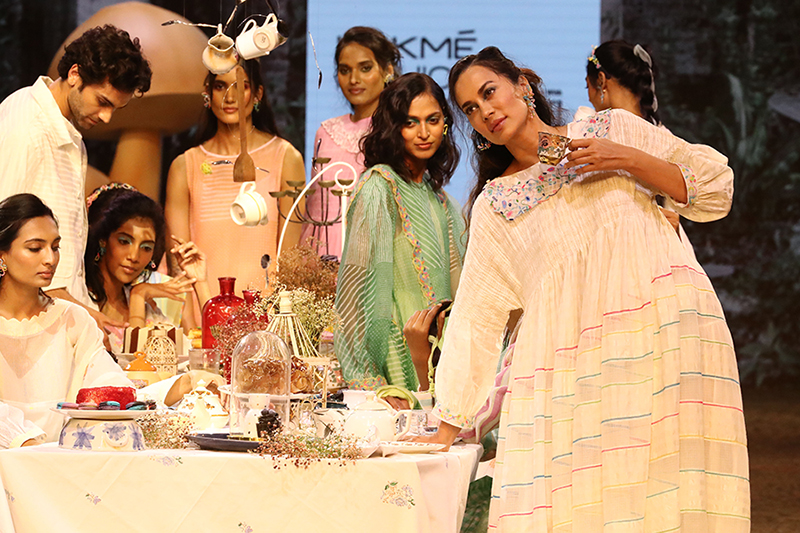 Eka showcases the spring summer collection at the Lakme Fashion Week 2022