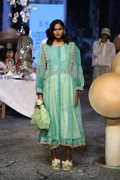 Eka showcases the spring summer collection at the Lakme Fashion Week 2022