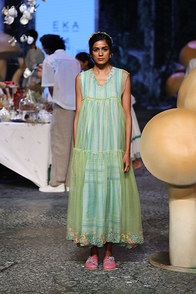 Eka showcases the spring summer collection at the Lakme Fashion Week 2022