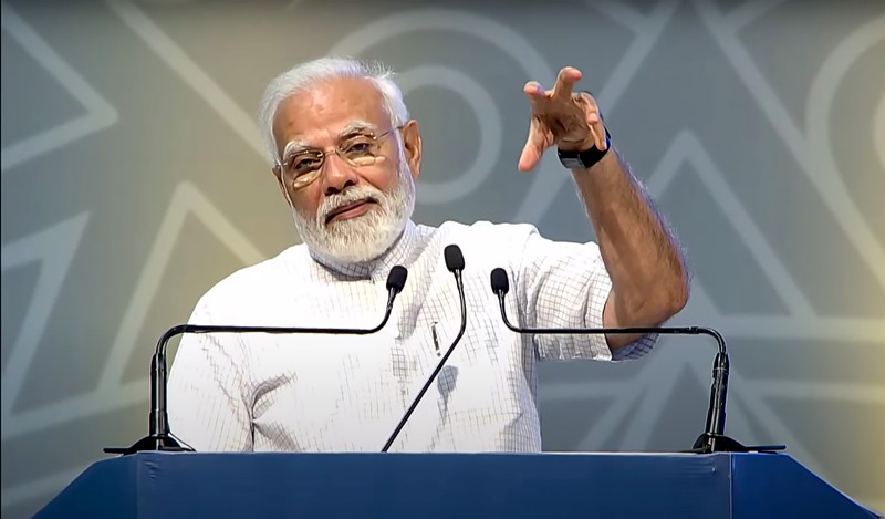 PM Modi inaugurates Bharat Drone in Delhi