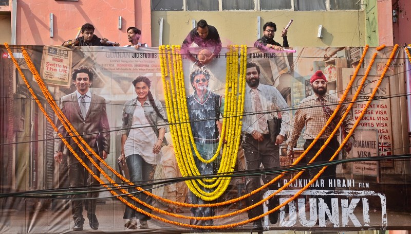 Shah Rukh Khan's fans celebrate 'Dunki' release