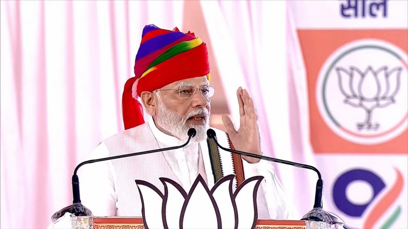 PM Modi addresses public meeting in Ajmer