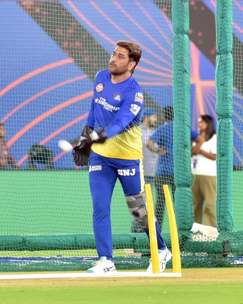 MS Dhoni ahead of IPL 2023 opener