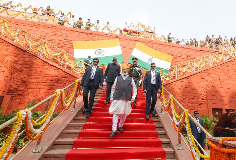 PM Modi addresses nation from Red Fort as India celebrates Independence Day