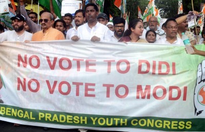 Congress takes out victory procession for Karnataka in Kolkata