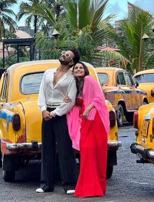 Ranveer and Alia promote Rocky Aur Rani Kii Prem Kahaani in Kolkata