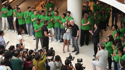 CEO Tim Cook officially opens India's 2nd Apple store in Delhi's Saket