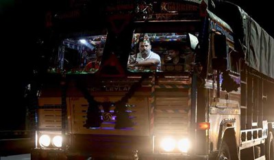 Rahul Gandhi takes truck ride, interacts with drivers