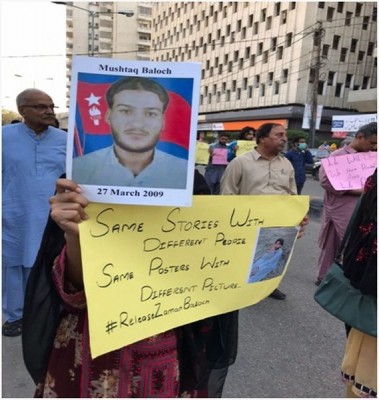 In images: Protest against enforced disappearances in Karachi