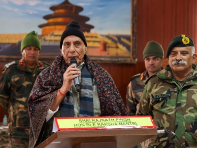 Defence Minister Rajnath Singh visits Tawang