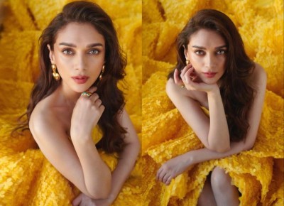 Aditi Rao Hydari looks a ray of sunshine in her Cannes red carpet look