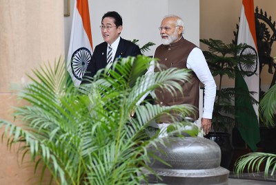 In Images: Modi, Japan PM Fumio Kishida hold talks in New Delhi