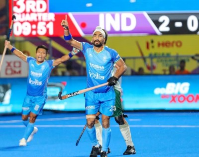 India thrash Pakistan 4-0 in Asian CT Hockey, top table