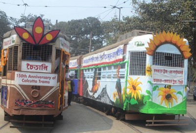 Kolkata's iconic trams mark 150th anniversary of service