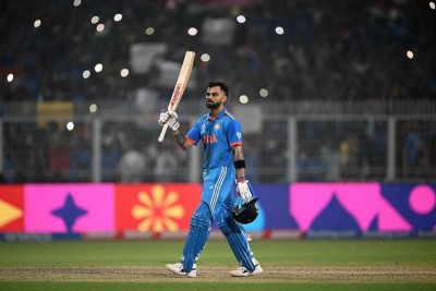 Virat Kohli equals Sachin Tendulkar's record with stunning CWC23 ton on birthday